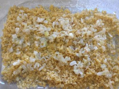 Puikus bulgur su vištienos blauzdomis orkaitėje Žingsnis 3