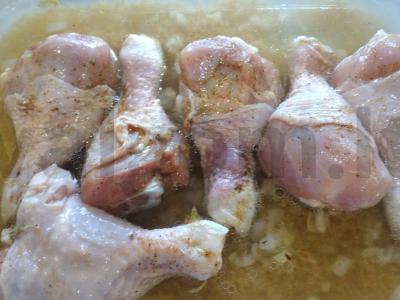 Puikus bulgur su vištienos blauzdomis orkaitėje Žingsnis 4