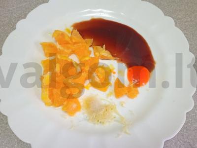 Vaisių antis šlaunelės Žingsnis 1