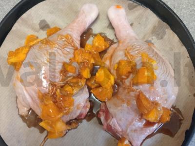 Vaisių antis šlaunelės Žingsnis 3