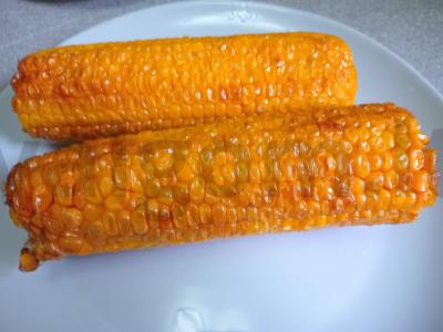 Kepta kukurūza su česnaku ir krapais kokosų aliejuje Žingsnis 4