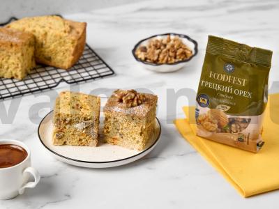 Morkų keksiukas su riešutais ir razinomis pagrindine nuotrauka