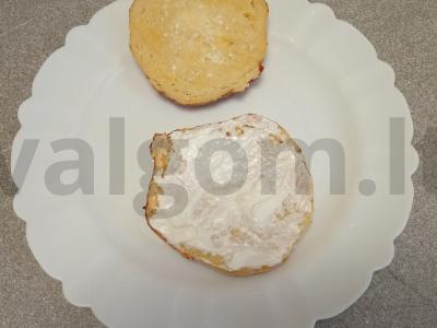 Sūrio bandelė su krevetėmis Žingsnis 9