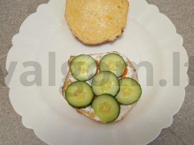 Sūrio bandelė su krevetėmis Žingsnis 11