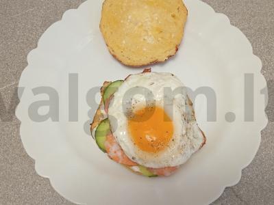 Sūrio bandelė su krevetėmis Žingsnis 14