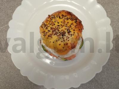 Sūrio bandelė su krevetėmis Žingsnis 15