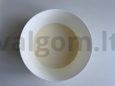 Vyšnių pyragas-spiralė Žingsnis 1