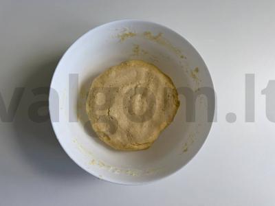 Vyšnių pyragas-spiralė Žingsnis 2