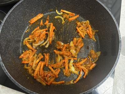 Kalakutų kotletai su daržovėmis Tom Yum padaže Žingsnis 4