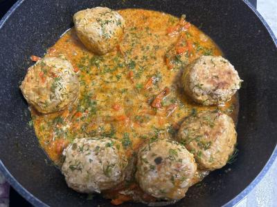 Kalakutų kotletai su daržovėmis Tom Yum padaže Žingsnis 9