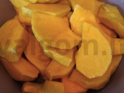 Kukurūzų pyragas su moliūgu Žingsnis 3