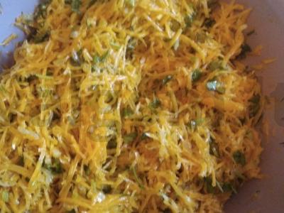 Kukurūzų pyragas su moliūgu Žingsnis 8