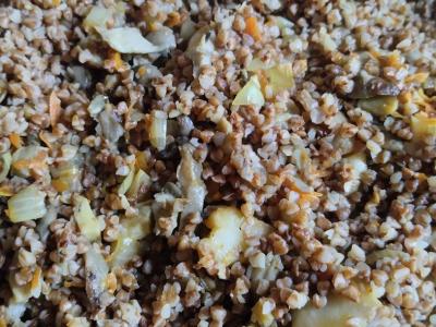 Grikių košė su grybais Žingsnis 4