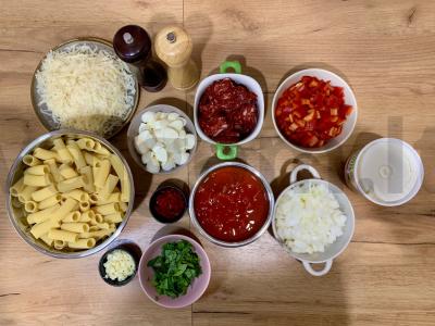 Ziti al forno kaip seriale „Sopranai“ Žingsnis 2