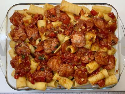 Ziti al forno kaip seriale „Sopranai“ Žingsnis 13