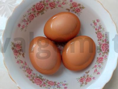 Kibinai su kiaušiniu ir žaliu svogūnu Žingsnis 2