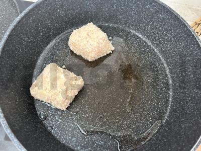 Burrito su kotletu ir daržovėmis Žingsnis 1