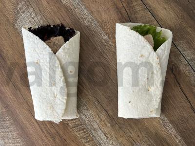 Burrito su kotletu ir daržovėmis Žingsnis 8