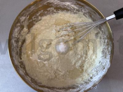 Blynai su šokoladiniais gabaliukais per 30 minučių Žingsnis 3