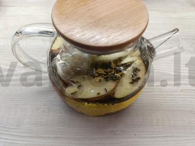 Ramunėlių gėrimas su obuoliu pagrindine nuotrauka