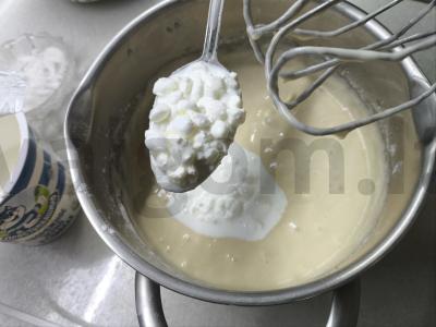 Blynai su varškės grūdeliais grietinėlėje Žingsnis 5