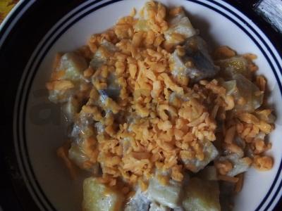 Bulvės su grybais grietinės padaže Žingsnis 7