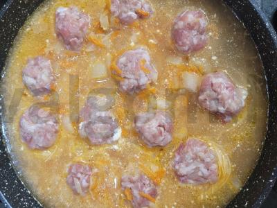 Kapelini su faršu ir sūriu keptuvėje Žingsnis 5