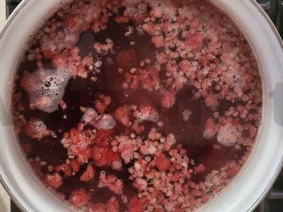 Ryškus kompotas „Asorti“ su citrinos rūgštimi Žingsnis 2