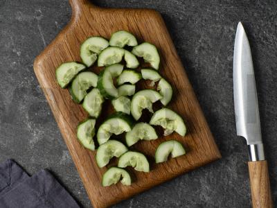 Sumuštiniai agurkai su anakardžiais Žingsnis 1