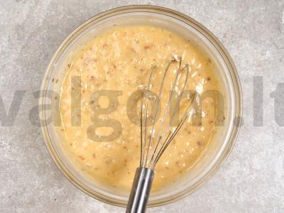 Riešutų biskvitas Žingsnis 5