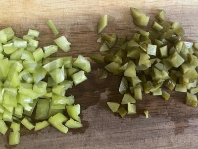 Namų pica su alyvuogėmis, vištiena ir suluguni Žingsnis 3