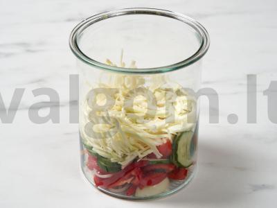 Sluoksniuota kopūstų užkanda žiemai Žingsnis 2