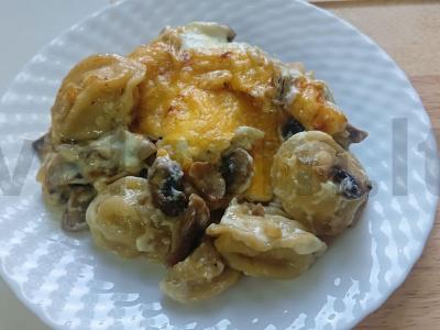 Kepti koldūnai su grybais pagrindine nuotrauka