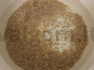 Šokoladinė kviečių košė su persikais Žingsnis 2