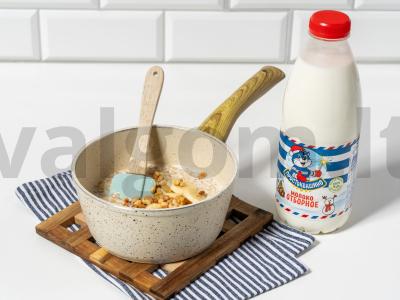 Avižų košė su bananais ir medaus padažu Žingsnis 4