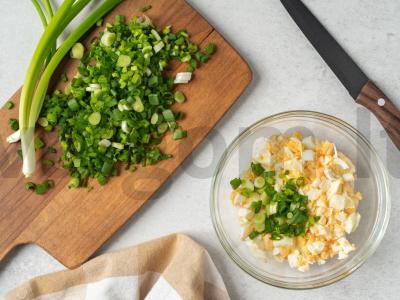 Žaliojo svogūno pyragas Žingsnis 2