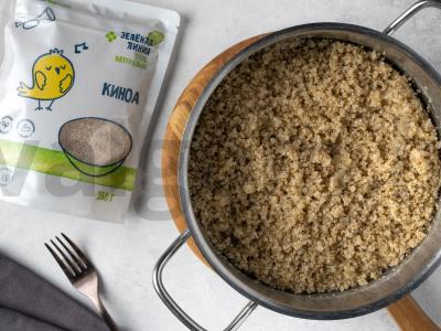 Traškus kvinoja pusryčiams Žingsnis 1
