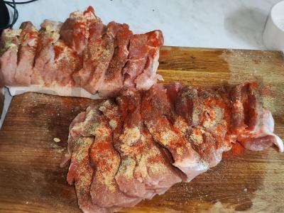 Mėsa „Harmonikė“ Žingsnis 2