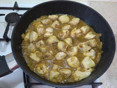 Vištiena su garam masala pagal pendžabą Žingsnis 8