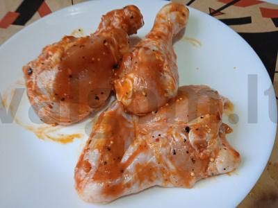 Kepta vištiena aštriame pomidorų marinate Žingsnis 2