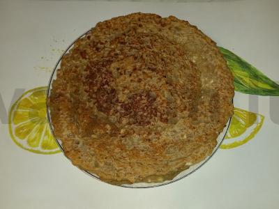 Bananų avižų blynas pagrindine nuotrauka