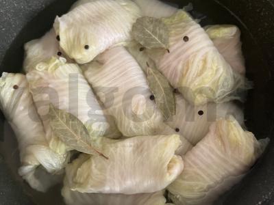 Pekino kopūstų suktinukai Žingsnis 4