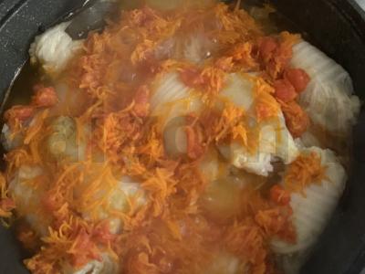 Pekino kopūstų suktinukai Žingsnis 5