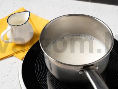 Avižinė košė su pienu, obuoliu ir cinamonu Žingsnis 1