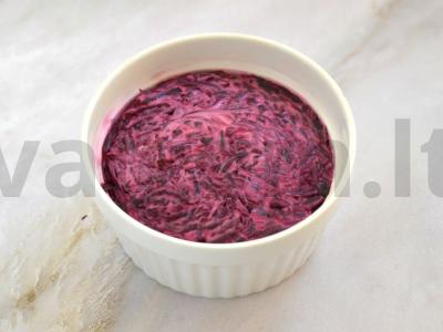 Salotas „Generolas“ su rūkytomis vištienos krūtinėlėmis Žingsnis 5