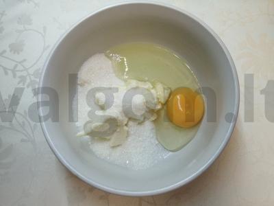 Sviestinis žemės riešutų sausainis Žingsnis 3