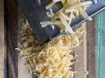 Sūrio paplotėlis su rukola Žingsnis 4