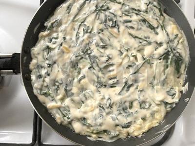 Sūrio paplotėlis su rukola Žingsnis 6