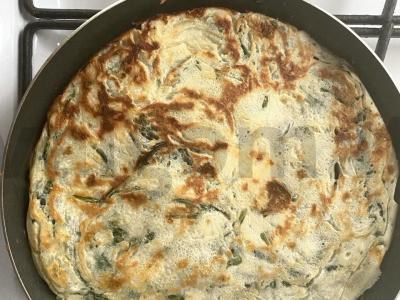 Sūrio paplotėlis su rukola Žingsnis 7