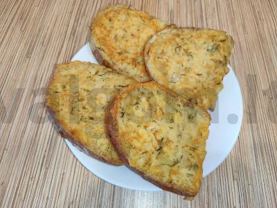 Karšti sumuštiniai su bulvėmis, kiaušiniu ir žolelėmis Žingsnis 8